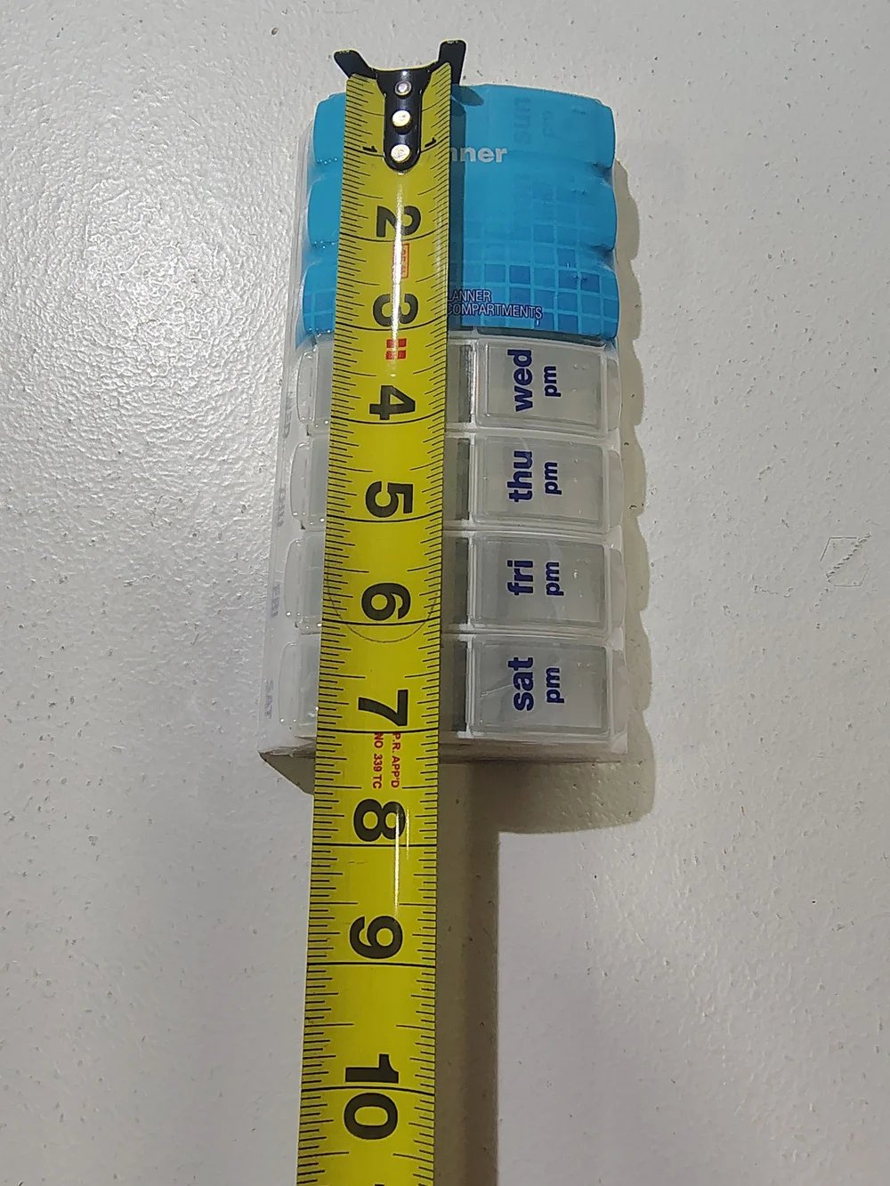 7-Day AM/PM Pill Planner – Removable Weekly Medication Organizer